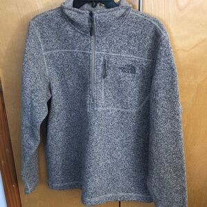 The North Face Men's Zip-Up Gray Sweat shirt new never worn